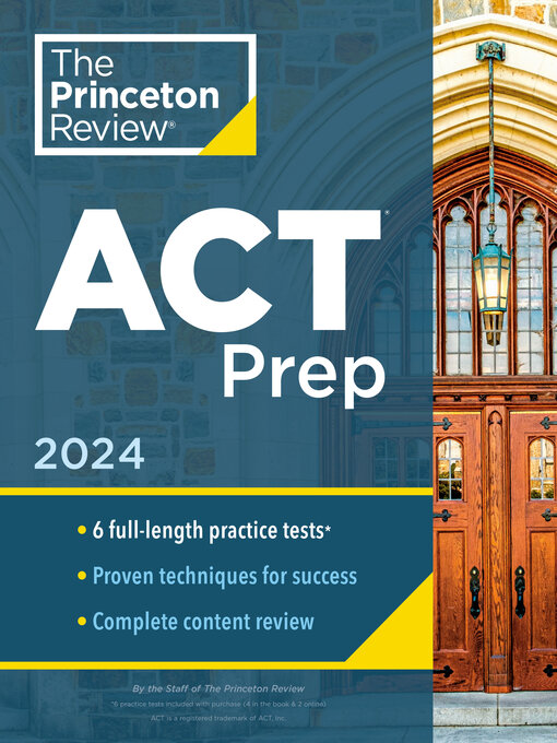 Title details for Princeton Review ACT Prep, 2024 by The Princeton Review - Wait list